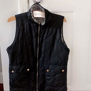 reversable fuzzy vest